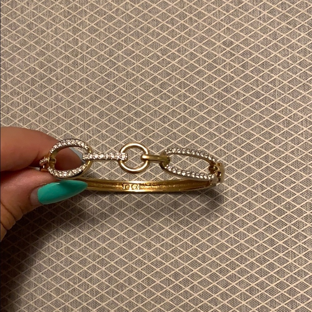 Gold plated with crystals